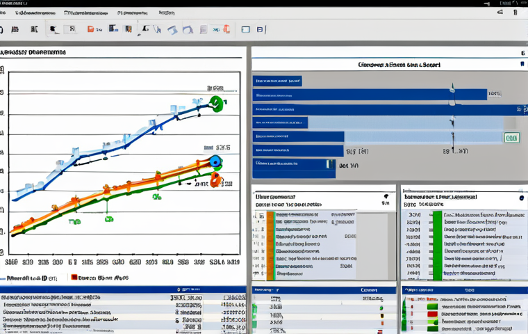 양자 컴퓨터의 투자 및 재무 분석 - Quantum Finance Analyst** "A professional financial analyst in a modern office, wearing a fully clo...