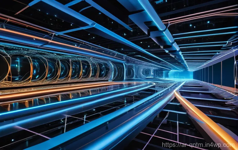 양자 컴퓨터의 소프트웨어 생태계 - **Prompt for Revolutionary Quantum Applications:** "A visually rich and sophisticated image illu...