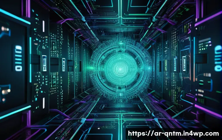 양자 컴퓨팅과 사이버 보안의 관계 - **Title: The Quantum Cryptographic Shift** A visually stunning, high-resolution image depicting ...